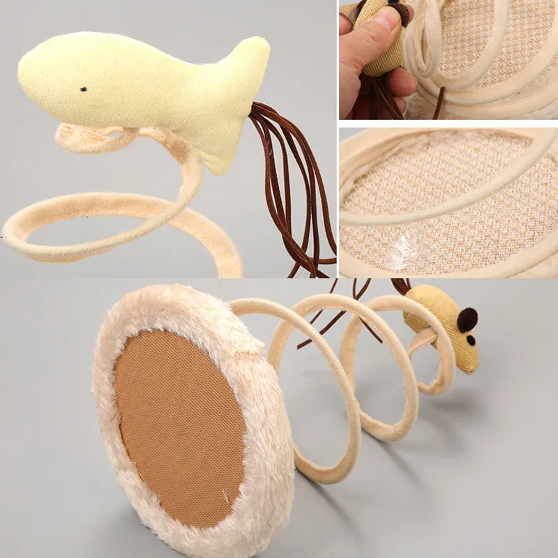 Творческий Плюшевые Весна тарелка Веселые Cat шерсть игрушка Моделирование Мышь