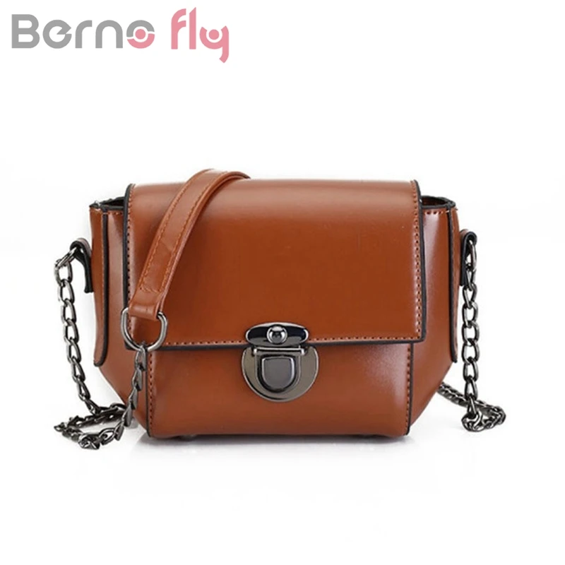 BERNO Fly 2019 Женская винтажная Повседневная сумка из искусственной кожи маленькая
