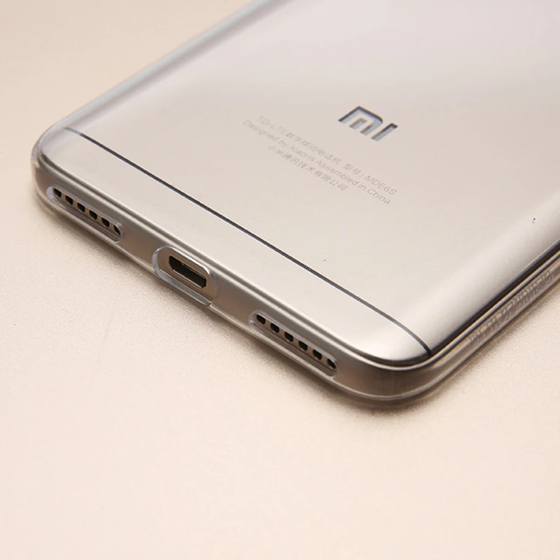 Оригинальный силиконовый чехол Xiaomi Redmi Note 5A Роскошный прозрачный мягкий для Prime 3