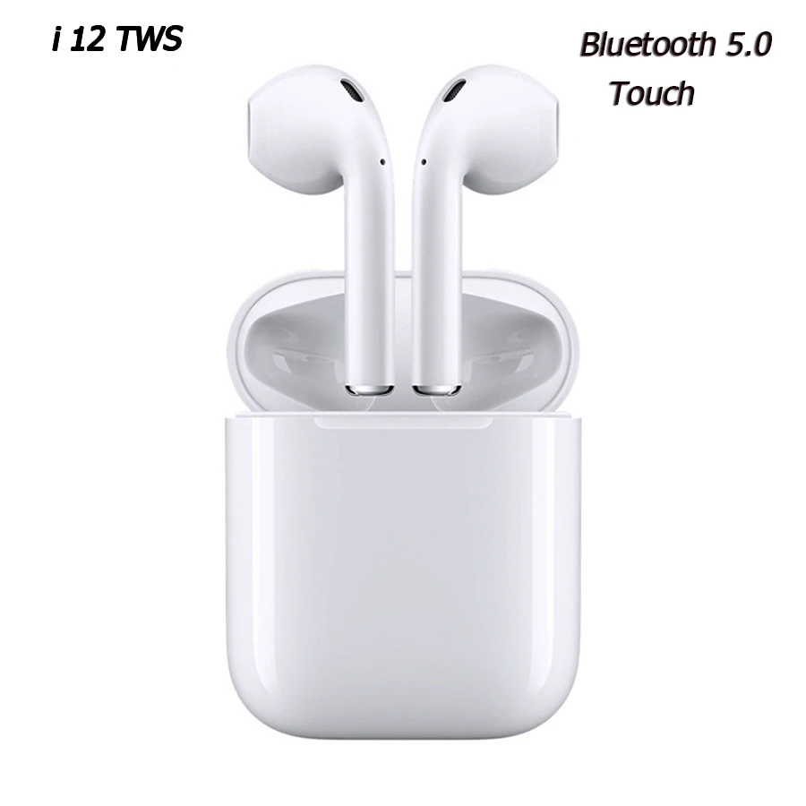 I12 tws Bluetooth наушники беспроводные с сенсорным управлением 3D объемный звук и