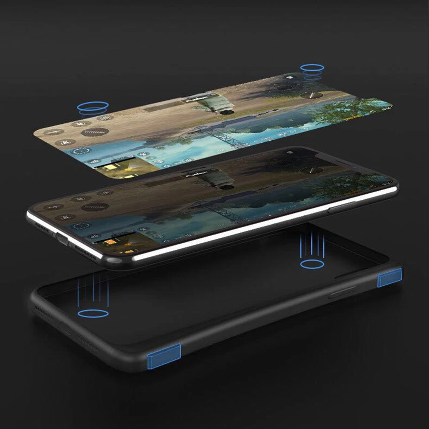 Bluetooth Pubg мобильный геймпад чехол для телефона контрольный Лер триггер Бесплатный пожарный контроль Pugb игровой телефон для iOS 7P-XS MAX смартфон