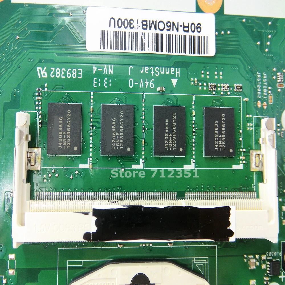 Материнская плата X55VD MB._ 4G/ AS GeForce GT610M 4 Гб RAM REV 2 для ASUS X55V X55C материнская ноутбука