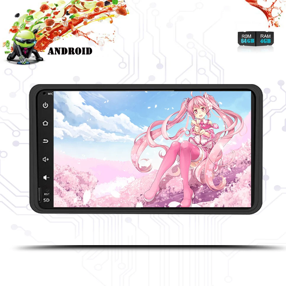 Deckless Octa Core 7 &quotAndroid 9 0 Автомобильный DVD плеер для Suzuki Jimny 2005 2006 2018 gps РАДИО wifi стерео