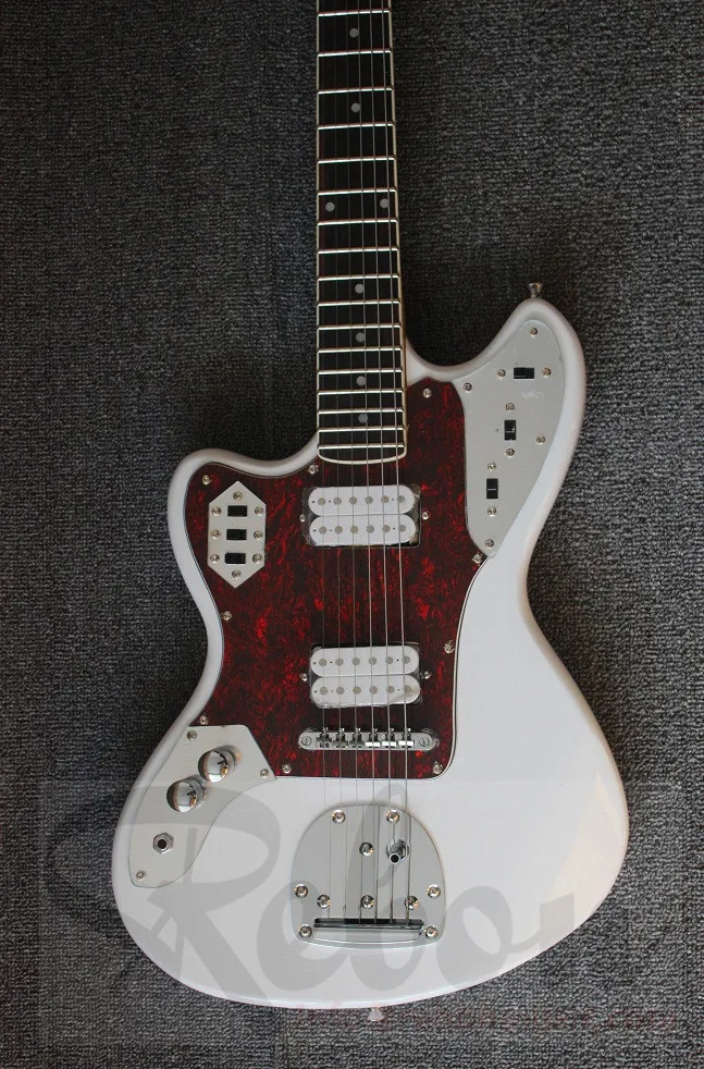 Вэйфан Кайт Rebon 6 строка HH пикап левая рука электрогитара в белом цвете|guitar dots|hand and