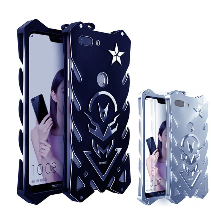 Мощный ударопрочный металлический чехол Zimon с винтом для Huawei Honor 9i Mate 10 lite