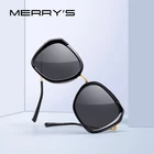 Женские брендовые солнцезащитные очки MERRYS, дизайнерские трендовые Поляризационные солнечные очки с защитой UV400, S6138
