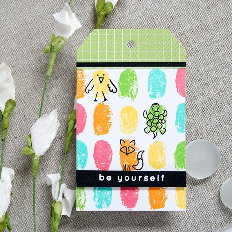 Животного прозрачный штампы для DIY Скрапбукинг/карты решений/Дети Рождество