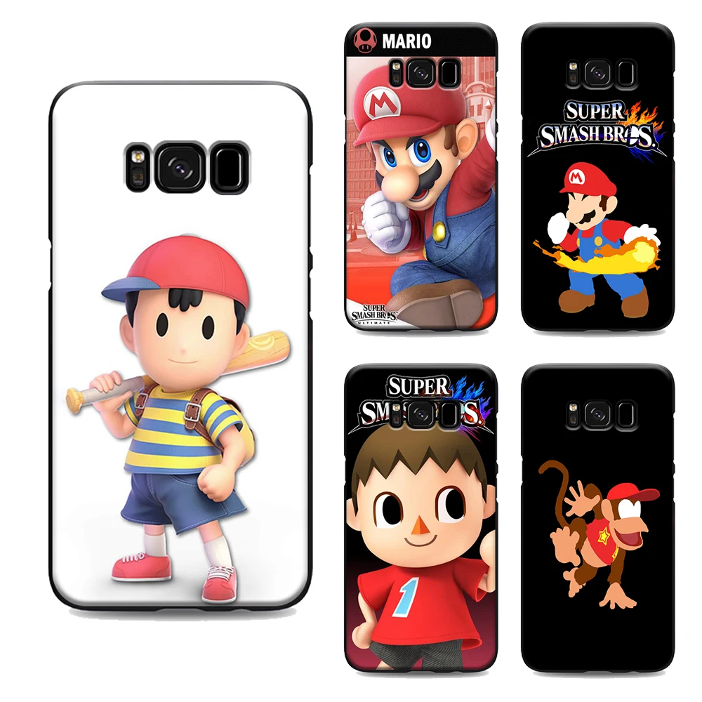 Супер smash bros ultimate чехол для телефона samsung galaxy s7 edge s6 s5 s8 s9 plus Лучший Мягкий