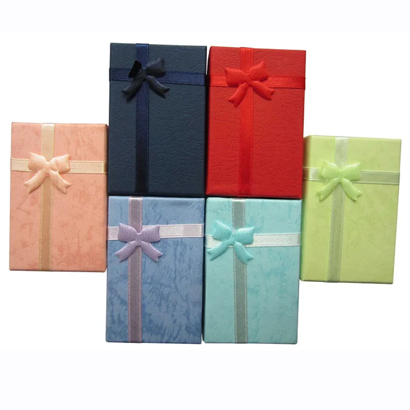 Mix Color White Spon 32 шт./лот Шкатулка 8x5 СМ коробочка для украшений, шкатулка для украшений, шкатулка для ювелирных изделий, коробка для украшений, органайзер для украшений, подарочная коробка, Органайзер для ювелирных украшений - Цвет: Mix Color White Spon