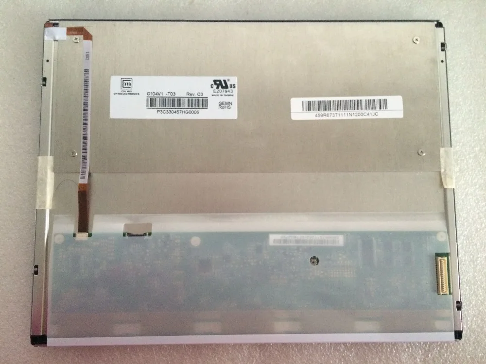 

ЖК-дисплей высшего качества, оригинальная фотопанель категории A +, G104V1 T03 10,4 дюйма, гарантия 12 месяцев
