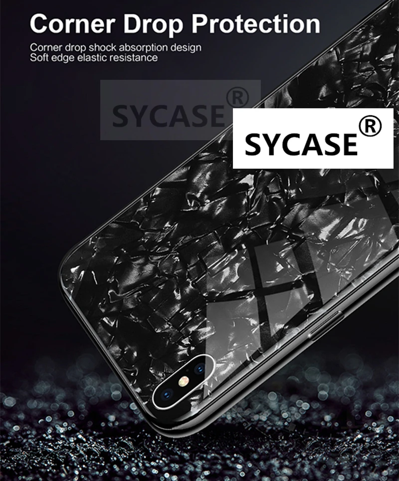 Sycase для Huawei Honor 9 10 V9 V10 lite enjoy 7A 7X 7C чехол закаленное Стекло на заднюю часть