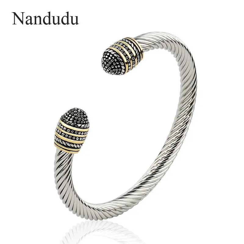 Nandudu Новый Открытый Браслет манжета индийские ювелирные изделия Модные