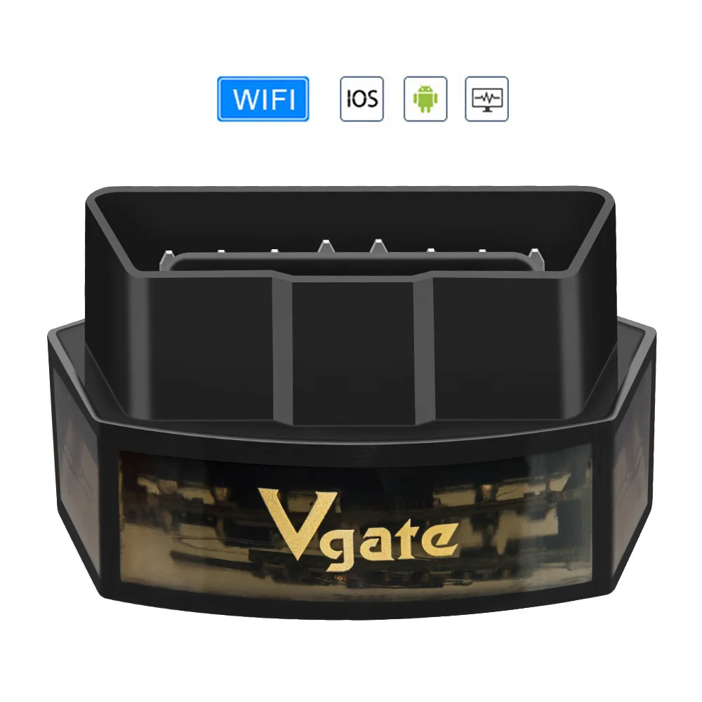 WIFI Vgate elm 327 iCar Pro obd2 сканер Bluetooth 3,0/4,0/wifi Диагностика автомобиля ELM327 obd odb2 сканер сканирующий инструмент для IOS/Android - Цвет: WIFI