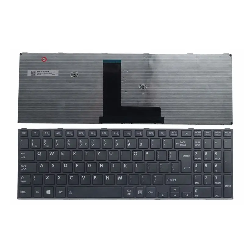 Английская клавиатура для ноутбука Toshiba Satellite C50-B C50D-B C50DT-B C55-B C55D-B C55DT-B C55T-B