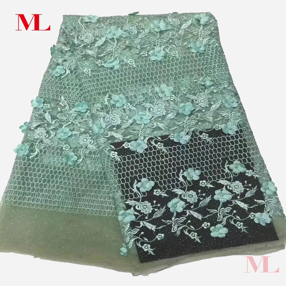 Высокое качество африканская кружевная ткань из химических нитей