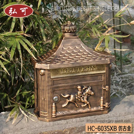 Континентальная алюминиевая панель Кан почты вилла почтовый ящик/почтовый ящик