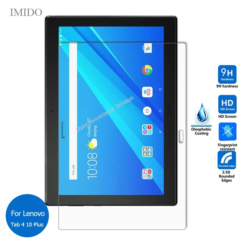 Закаленное стекло для Lenovo Tab 4 10 Plus защитная пленка 9h защиты экрана на таб с