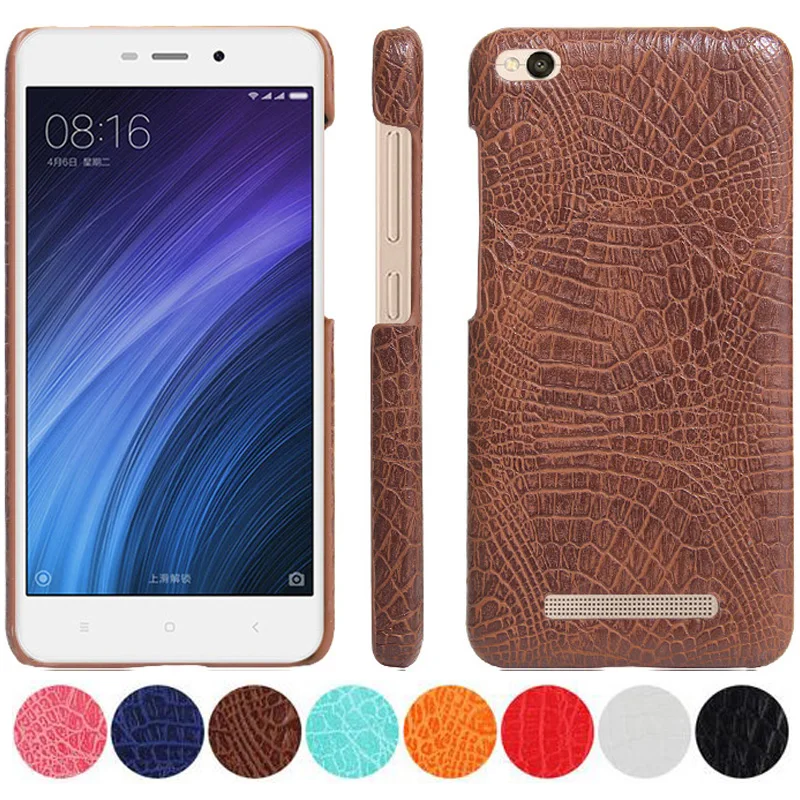Чехол для Xiaomi Redmi 4A с крокодиловым узором кожаный чехол телефона Xiomi Hong mi