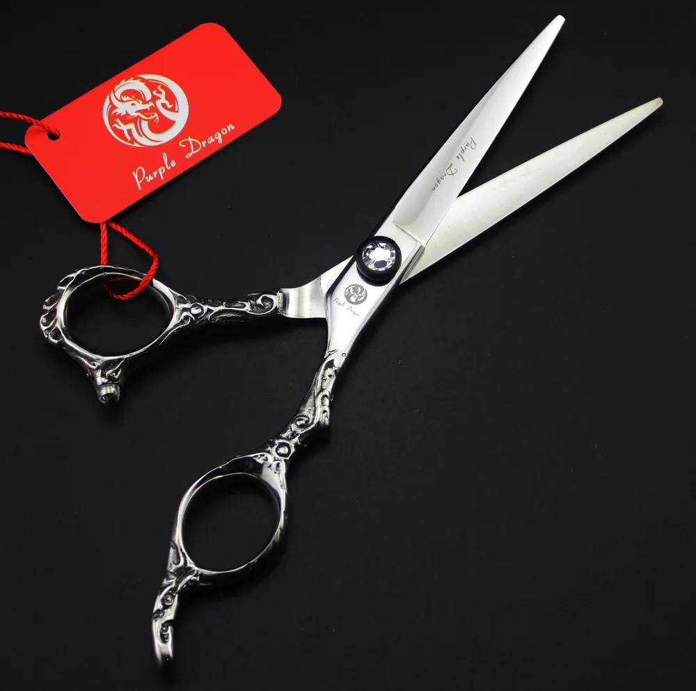 

TOPPEST 6 inch Maya Handle Hairdressing Scissors With Bag JP 440C 62HRC Home &amp Salon Cutting Scissors Thinning Shears Hair