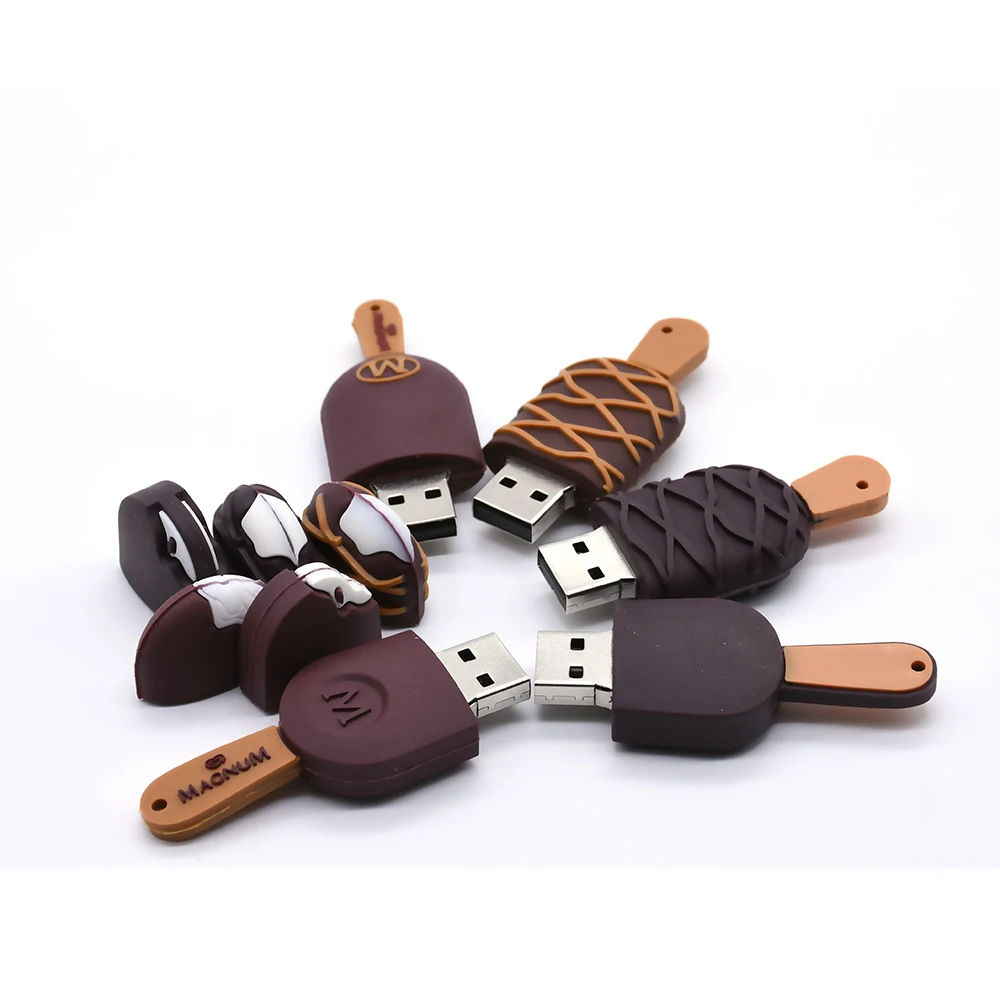 Прекрасный флеш-накопитель Usb флеш-накопитель USB флеш-накопитель Usb флеш-накопитель мороженое 4 ГБ/8 ГБ/16 ГБ/32 ГБ/64 г u-диск горячий подарок