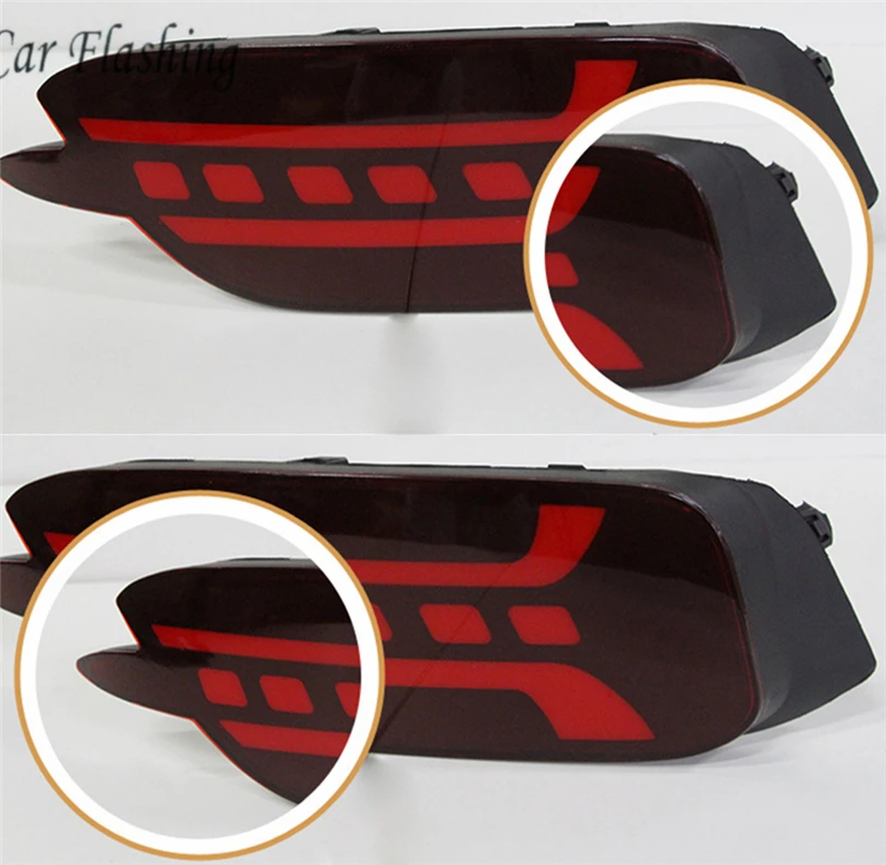 2 шт. автомобильные светодиодсветодиодный ламсветильник для заднего бампера Honda