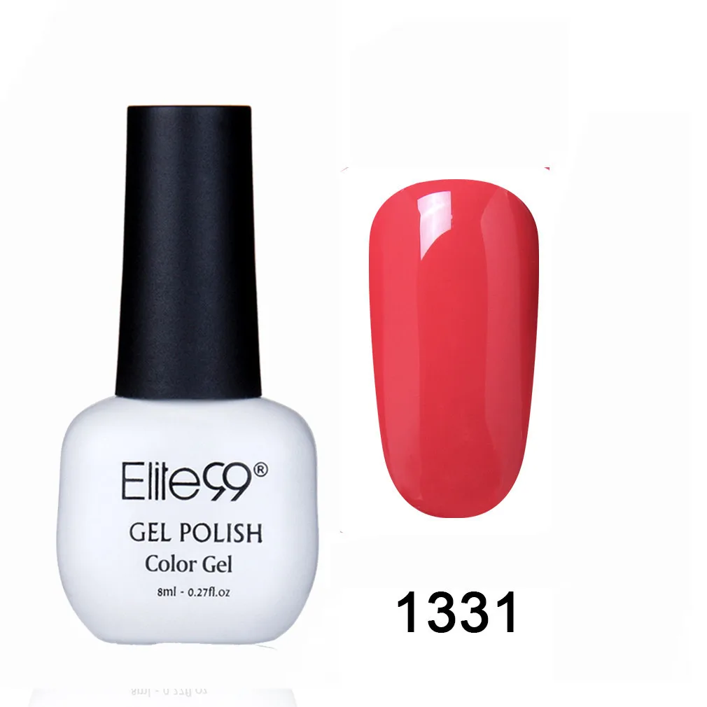Elite99 8 мл Лак для ногтей великолепный цвет Гель лак Vernis Полупостоянный верхний