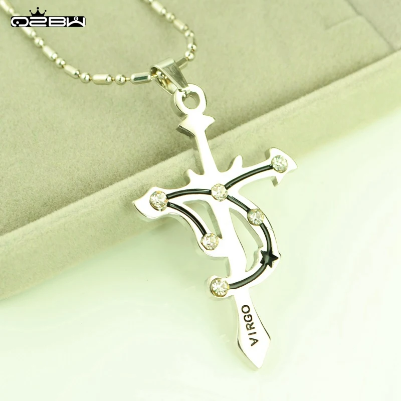 Новый 2017 ювелирные изделия двенадцать созвездий подарок кубического циркония