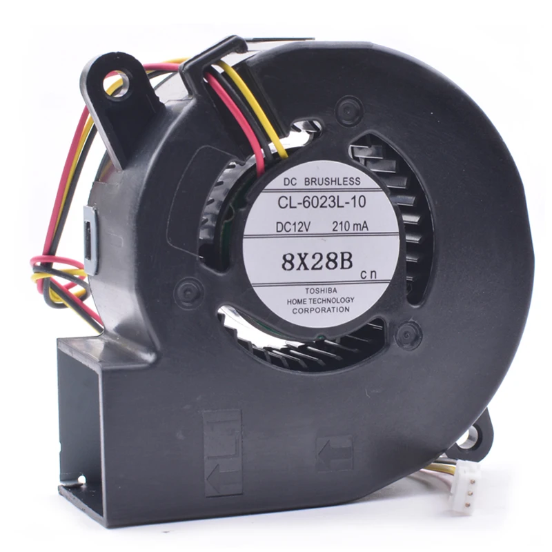 Новый оригинальный вентилятор проектора Toshiba CL 6023L 10 6 см 12 В 210mA 0.21A|Кулеры и