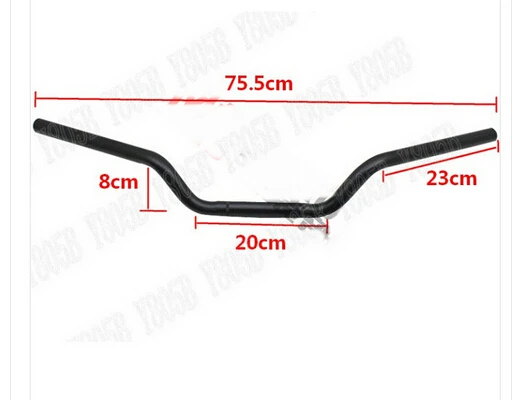 Black Motorcycle 1&quot 25mm Drag Handlebar Bars For Kawasaki Vulcan Classic VN 400 VN500 VN800 900 1200 1500 1600 2000 Chopper |