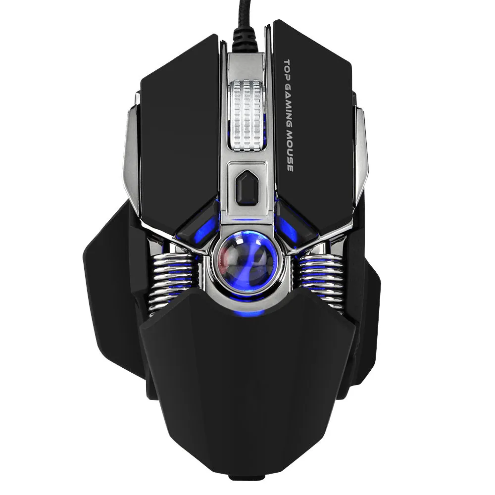 Проводная игровая мышь VOBERRY 2750DPI профессиональная светодиодная оптическая с 9