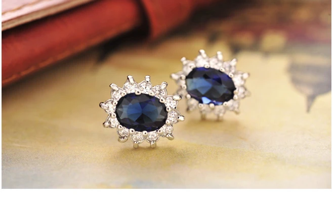 2021 новый подарок матери на День Матери Kate Королевский Синий Кристалл ожерелье