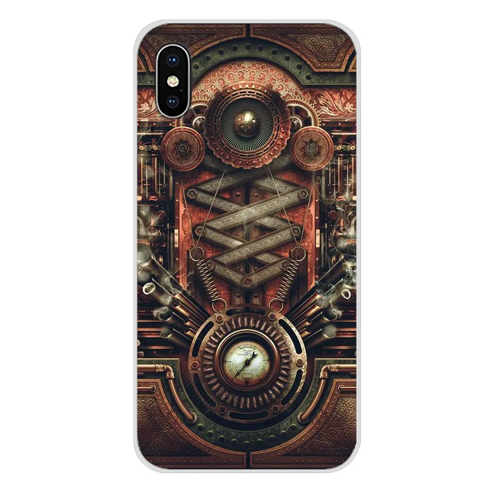 Для Xiaomi Mi4 Mi5 Mi5S Mi6 Mi A1 A2 5X 6X 8 9 Lite SE Pro Max Mix 2 3 2S механические шестерни стимпанк
