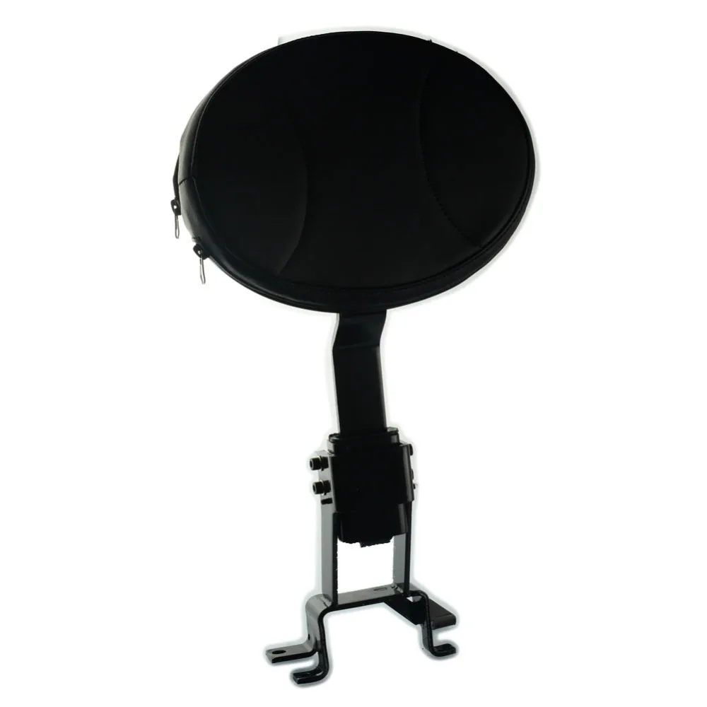 Motorcycle Plug-In Detachable Oval Rider Driver Nails Black Backrest + Mounting For Indian Chieftain Chief Vintage 2014-2018 |