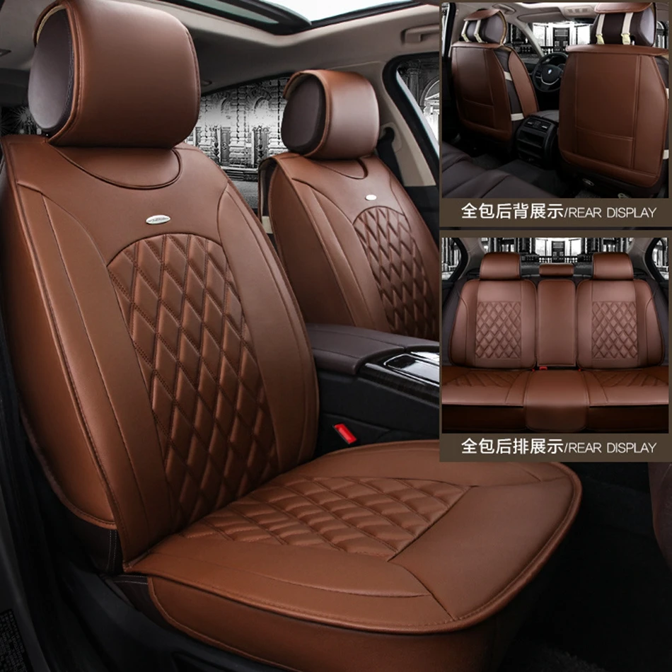 Набор чехлов для автомобильных сидений для VW Volkswagen Passat b5 b6 b7 b8 golf 4 golf 5 golf 6 golf 7 polo tiguan touareg Amarok Dacia duster