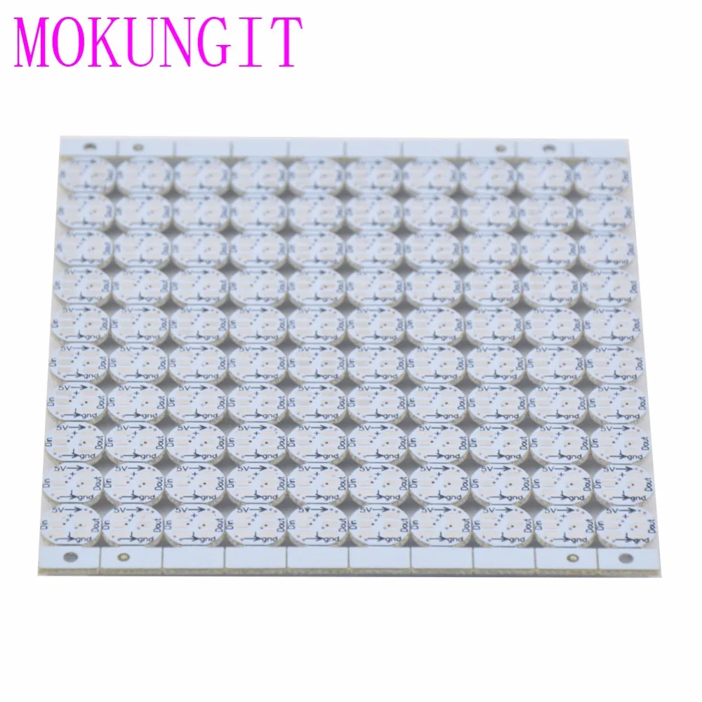 100 шт. DC5V SK6812 WS2812B 5050 SMD белый PCB адресуемый цифровой радиатор предварительно RGB/RGBWW/RGBCW/WWA полноцветный светодиодный чип пикселей