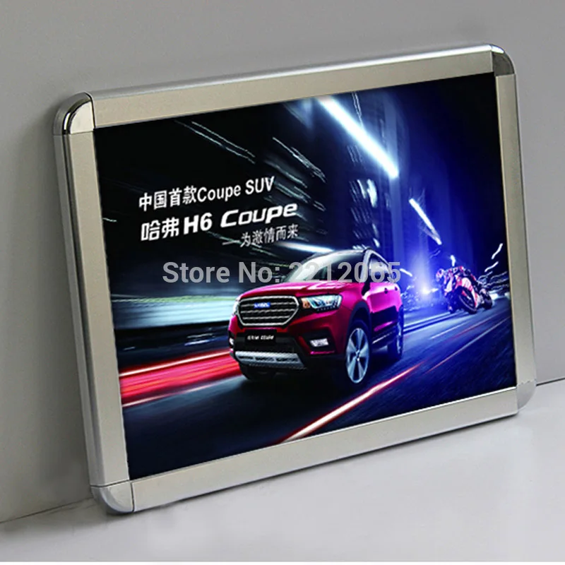 (Упаковка/5 шт.) Алюминиевые защелкивающиеся рамки для постера рамка с рамкой 25 мм