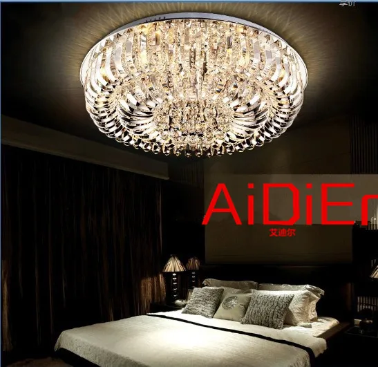 Новая Минималистичная Хрустальная современная люстра K9 с утопленным креплением