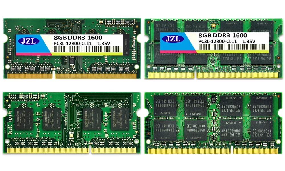 JZL 1,35 в напряжение DDR3L 1600 МГц PC3-12800S 8 ГБ/DDR3 PC3 12800 1600 1333 1066 МГц для ноутбуков SODIMM ram память SD ram