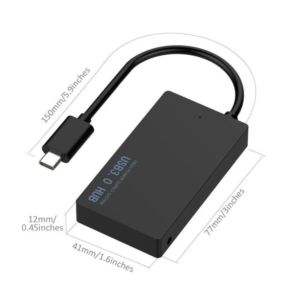 Sanchow usb wifi адаптер 3 1 Тип C USB 0 HUB несколько 4 Порты и разъёмы для Mac ОС Windows 7 linux|adapter