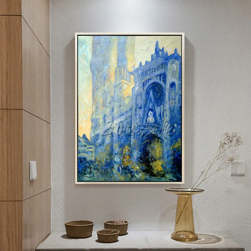 Monet церковная картина маслом на холсте известная репродукция монета настенные