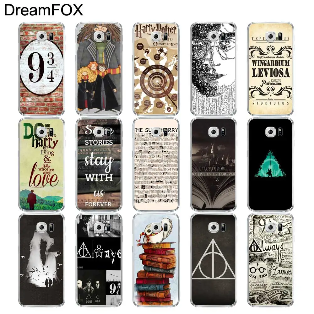 DREAMFOX L374 Мягкий ТПУ силиконовый чехол Гарри Поттер Дары смерти для Samsung Galaxy Note S 3 4 5