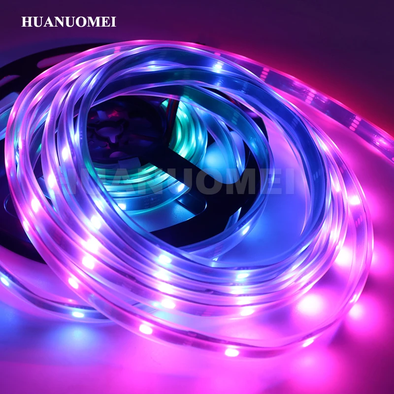 5V 32 светодиодов/m APA102 цифровой цветных (RGB) светодиодных лент 5050 SMD Мечта Цвет