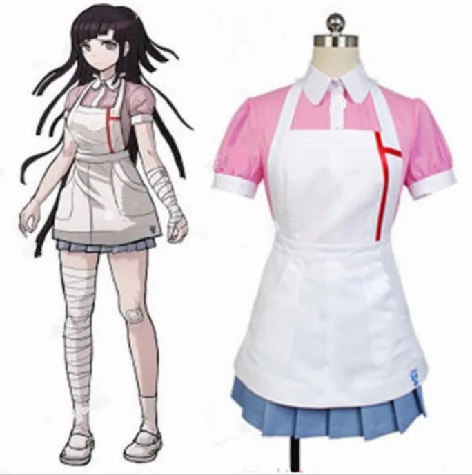 Костюм для косплея мицукан Мики данганронпа из Dangan Ronpa 2|Костюмы аниме| |