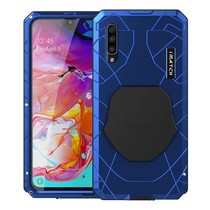 Чехол для телефона Samsung Galaxy A70 Прочное алюминиевое металлическое закаленное