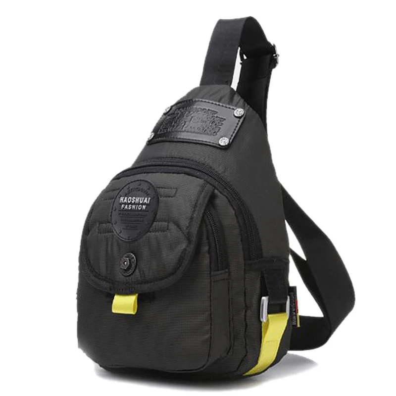 

New Arrival Men Nylon Sling Chest Day Back Pack Vintage Cross Body Designer Shoulder Bag Waterproof Travel Small Messenger Bags