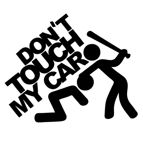 Наклейка на автомобиль «Don't Touch My Car», Стайлинг автомобиля, Jdm Slammed, забавный Дрифт, опущенный автомобиль, наклейка на окно Jdm