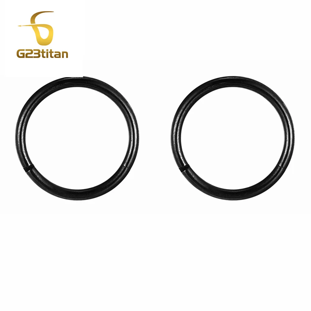 G23titan G23 Титан женские серьги-кольца с Для женщин Для мужчин 8/10 мм на шарнирном Seg Для мужчин футболка привет кошечка), не вызывает аллергию, пирсинг ювелирные изделия