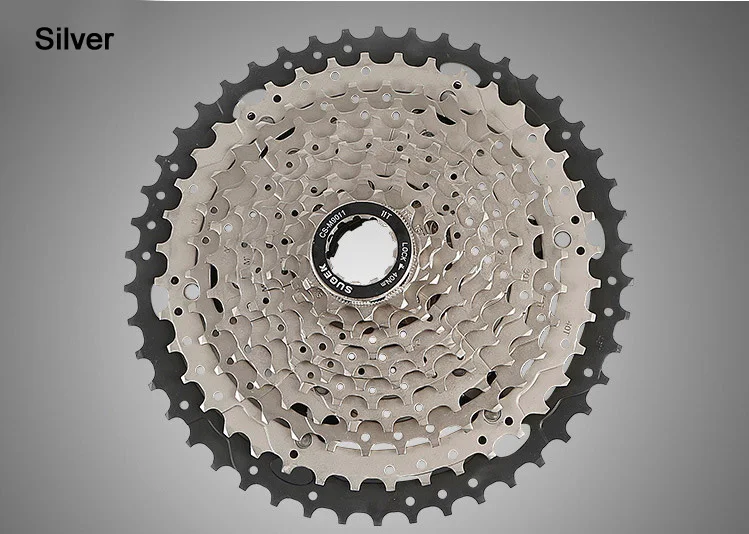 Freewheel для MTB XC внедорожный маховик Звездочка 11-46T кассета Профессиональный скалолазание 22s 33s скорость полый никелированный хром - Цвет: Silver