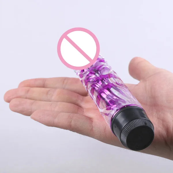 Мощный многоскоростной желеобразный фаллоимитатор вибратор 7 ''Прозрачный