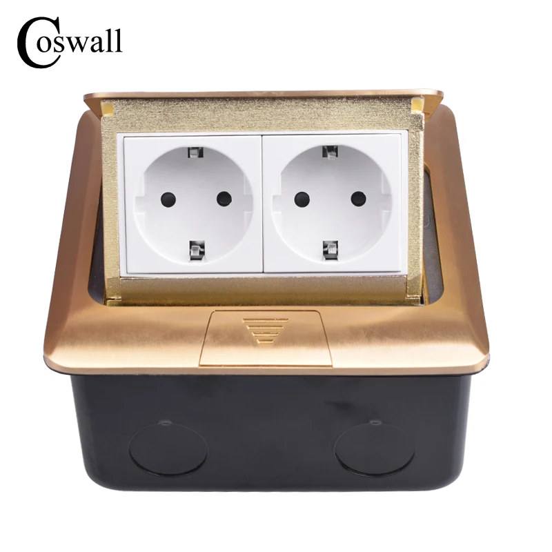 Coswall плотная панель из чистой меди 16 А Россия Испания стандарт ЕС выдвижная